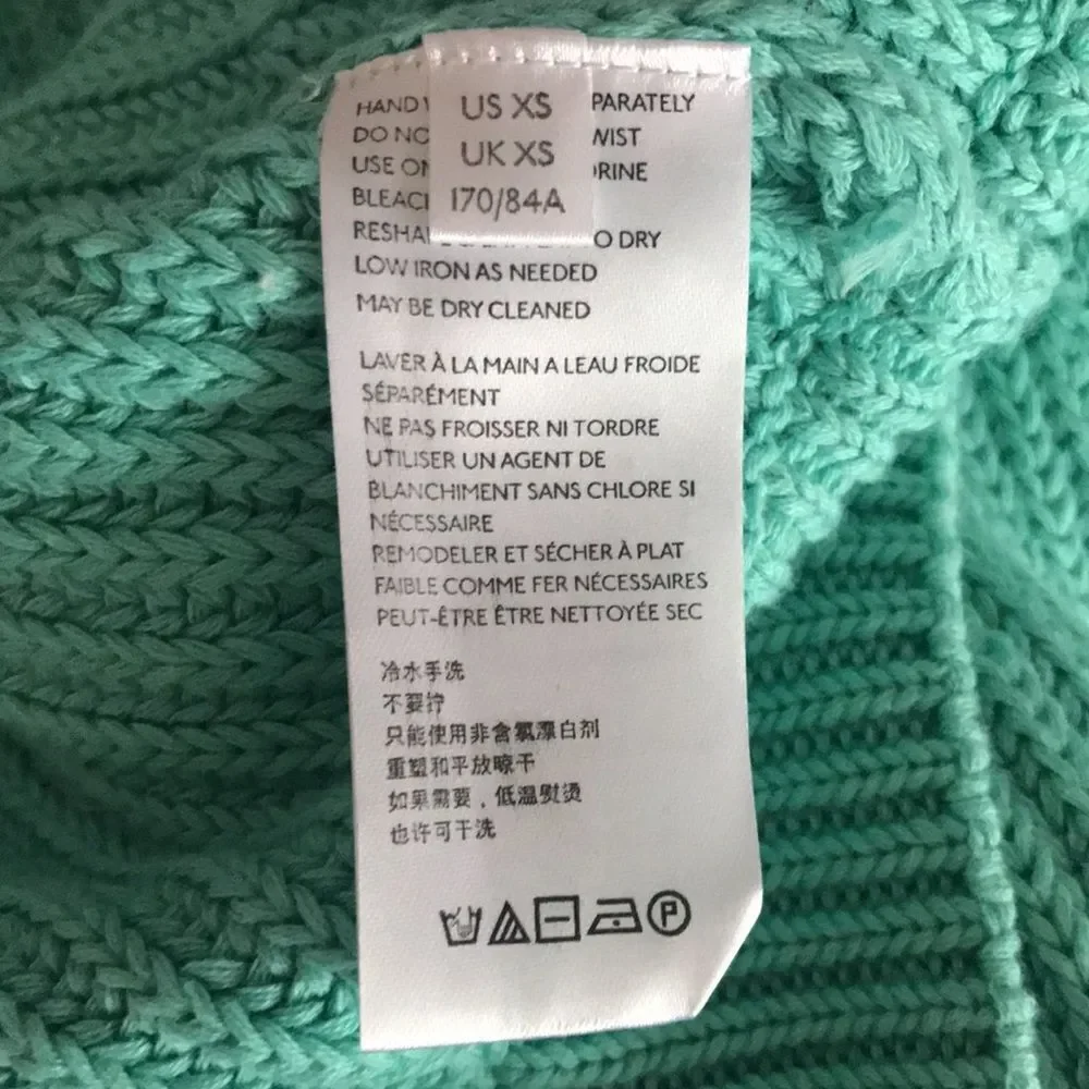 Free People Green Sweater size XS
